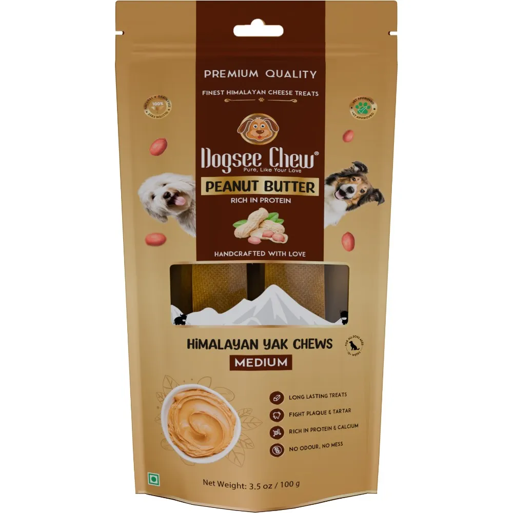 33% OFF: Dogsee Himalayan Yak Milk Dog Chew Dental Treat 100g