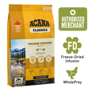 Acana Dog Classics Prairie Poultry 9.7kg ( EXPIRY OCT 2025 )