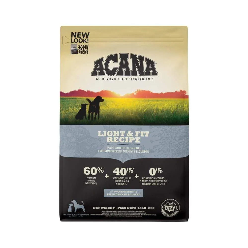 ACANA Light & Fit Formula Grain Free Dry Dog Food