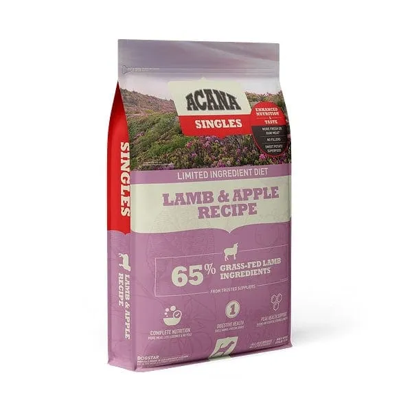 ACANA Singles Lamb & Apple Recipe Grain Free Dry Dog Food