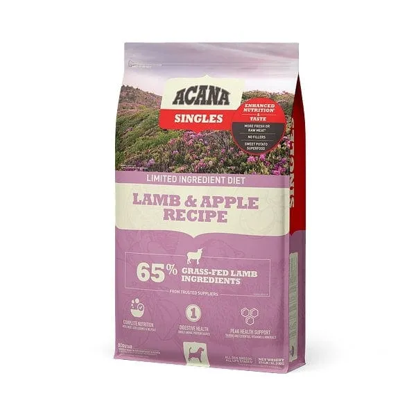 ACANA Singles Lamb & Apple Recipe Grain Free Dry Dog Food