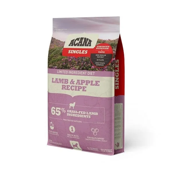 ACANA Singles Lamb & Apple Recipe Grain Free Dry Dog Food