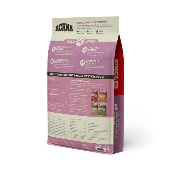 ACANA Singles Lamb & Apple Recipe Grain Free Dry Dog Food