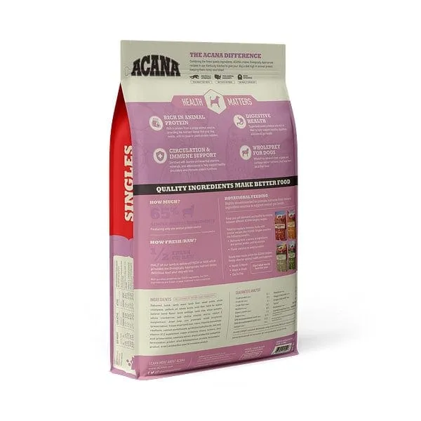 ACANA Singles Lamb & Apple Recipe Grain Free Dry Dog Food