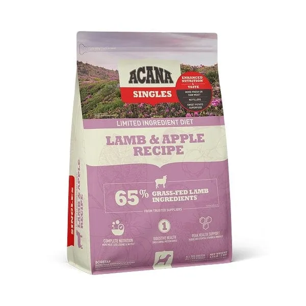 ACANA Singles Lamb & Apple Recipe Grain Free Dry Dog Food