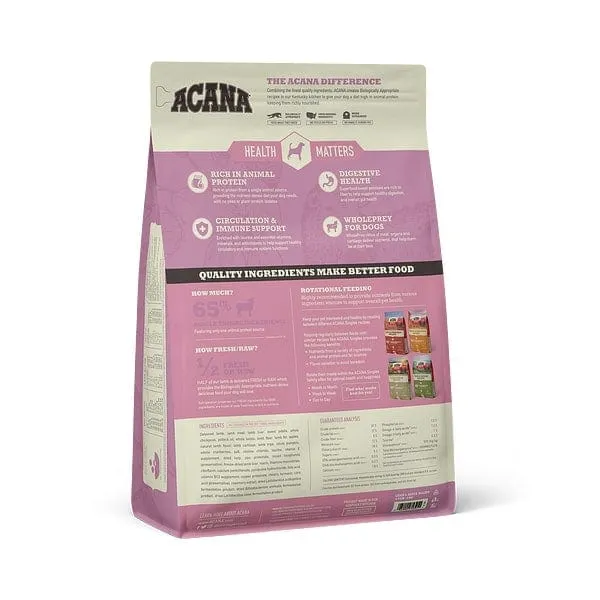 ACANA Singles Lamb & Apple Recipe Grain Free Dry Dog Food