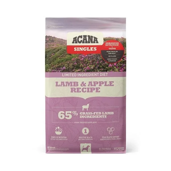 ACANA Singles Lamb & Apple Recipe Grain Free Dry Dog Food