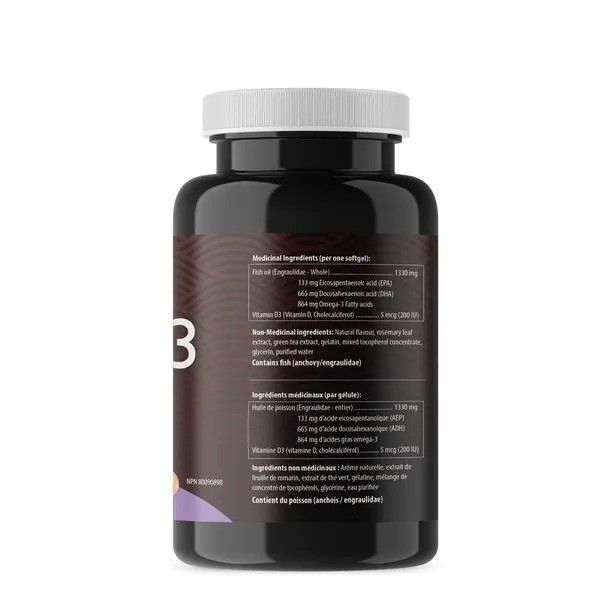 AquaOmega High DHA Fish Oil (240 Softgels)