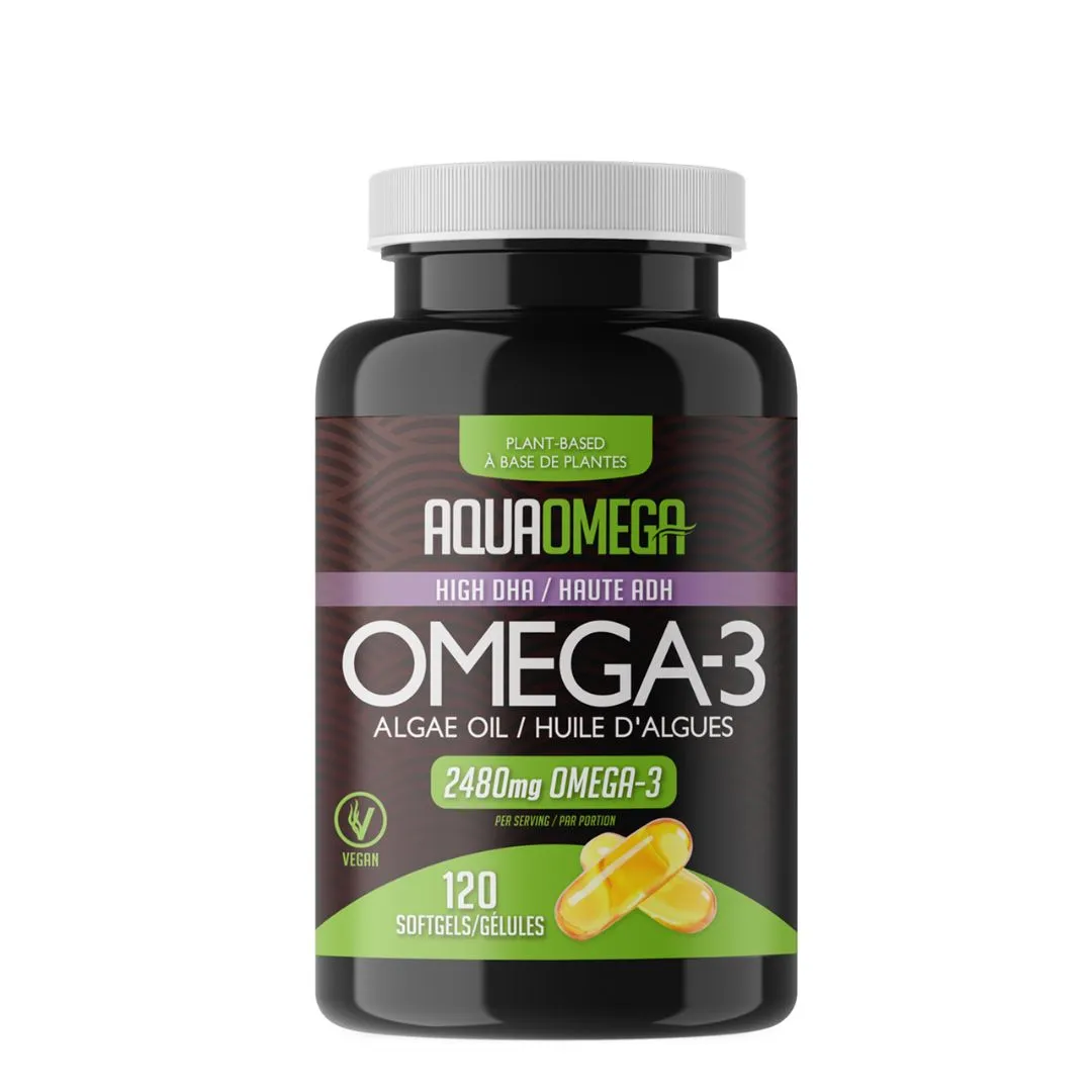 AquaOmega Omega-3 Algae Oil (120 sgels)