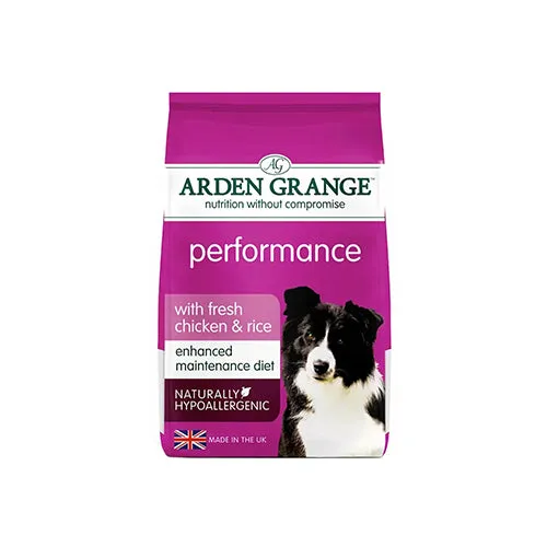 Arden Grange Adult Performance Chicken & Rice 12kg Dry Dog Food