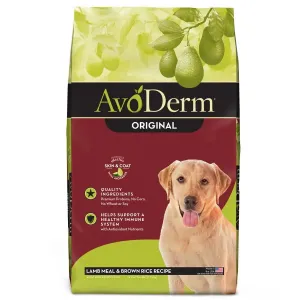 AvoDerm Natural Original Lamb Meal & Brown Rice Recipe Dry Dog Food