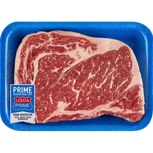 Beef Prime Ribeye Steak, 0.5 - 1.9 lb Tray