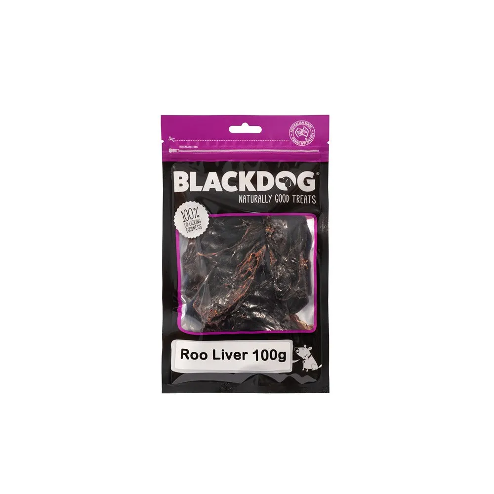 Black Dog Roo Liver Dog Treats 100g