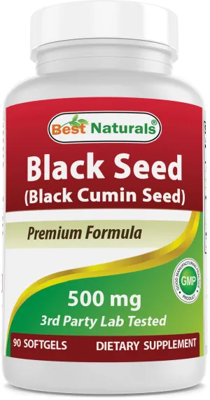 Black Seed Oil 500 mg 90 Softgels