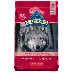 BLUE Wilderness Grain Free Salmon Recipe Dry Dog Food, 24lb