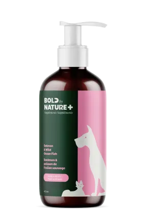 Bold by Nature  Salmon & Wild Ocean Fish Skin & Coat 473ml