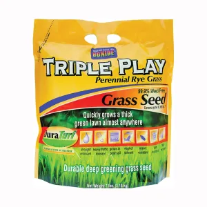 Bonide 60275 Triple Play Grass Seed, 7 lb Bag