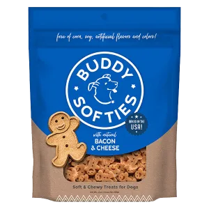 Buddy Biscuits Healthy Whole Grain Soft & Chewy Treats: Bacon & Cheese 170g