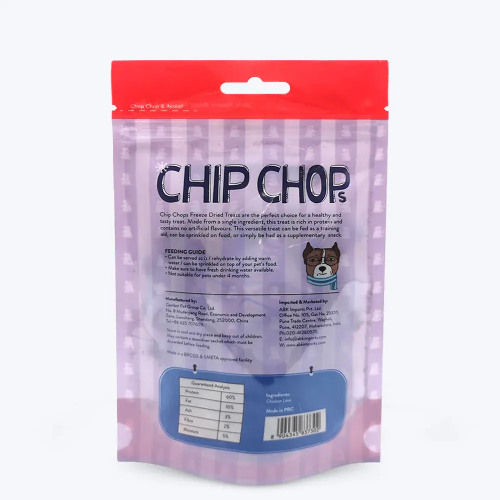 Chip Chops Freeze Dried Chicken Liver Dog Treat