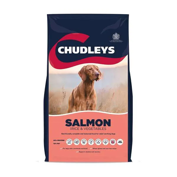 Chudleys Salmon with Rice and Vegetables Dog Food