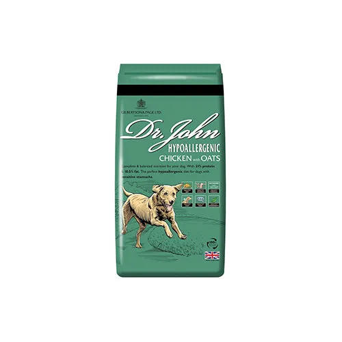 Dr. John Adult Hypoallergenic Chicken With Oats 4kg Dry Dog Food