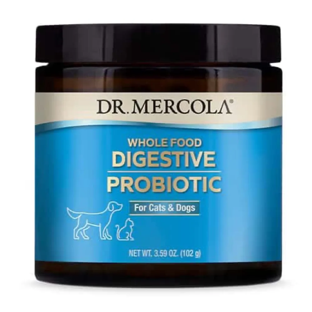 Dr. Mercola Whole Food Digestive Probiotic Pet Supplement 3.59oz