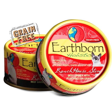 Earthborn Cat Grain Free Ranch House Stew Wet Cat Food