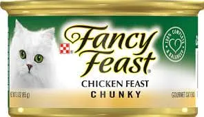 FANCY FEAST GRILLED CHICKEN & BEEF IN GRAVY WET CAT FOOD 3OZ - FFGCBCF