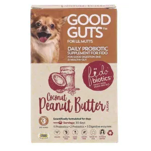 Fidobiotics Good Guts for Mutts - Human Grade Probiotic Powder for Dogs