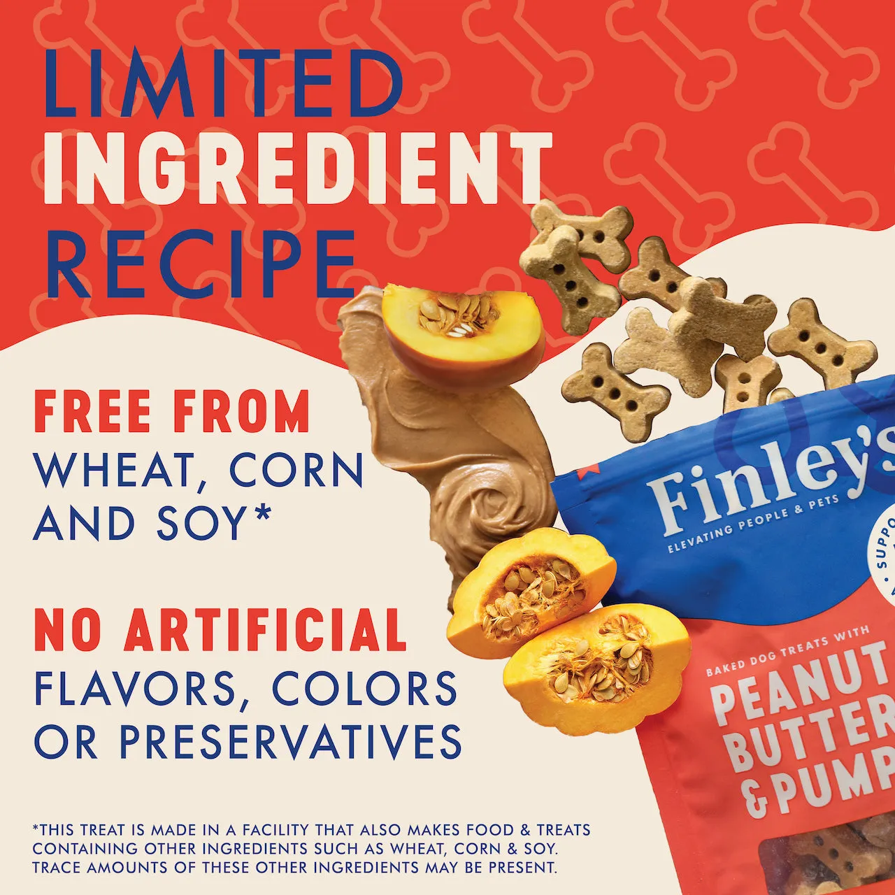 Finley's Peanut Butter Pumpkin Crunchy Biscuits