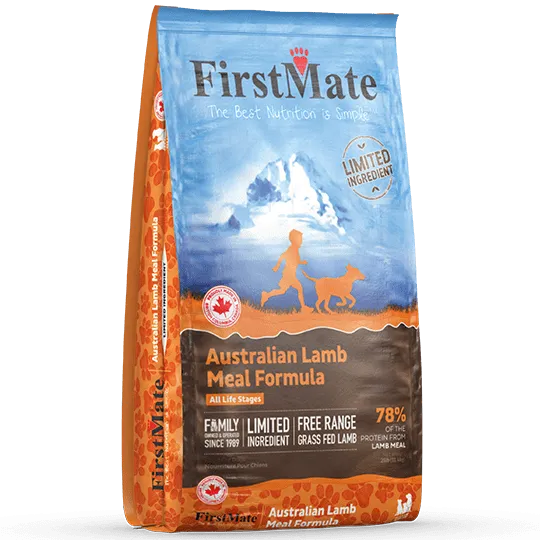 FirstMate LID Australian Lamb Meal Formula Dry Dog Food, 11.4kg