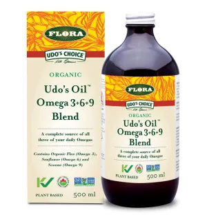 Flora Organic Udo's Oil 3-6-9 Blend (500ml)