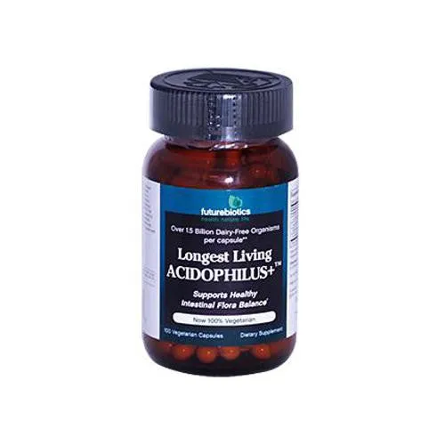 Futurebiotics Longest Living Acidophilus Plus - 100 Capsules