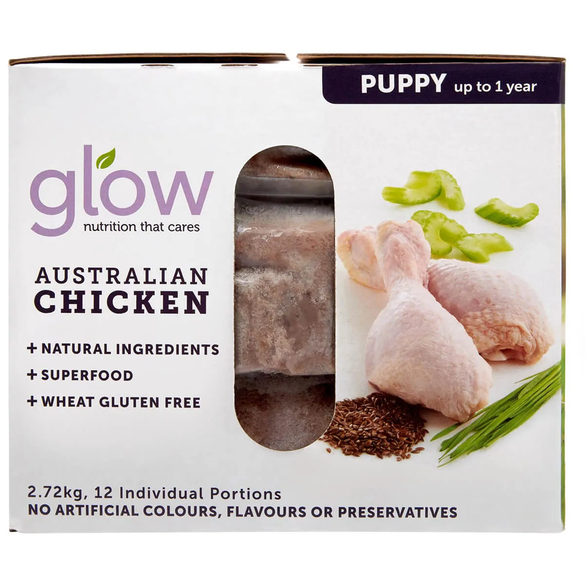 Glow Puppy Australian Chicken Raw Dog Food 2.72kg