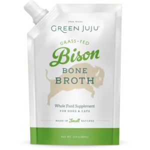 Green Juju Dog/Cat Bone Broth Bison 20oz