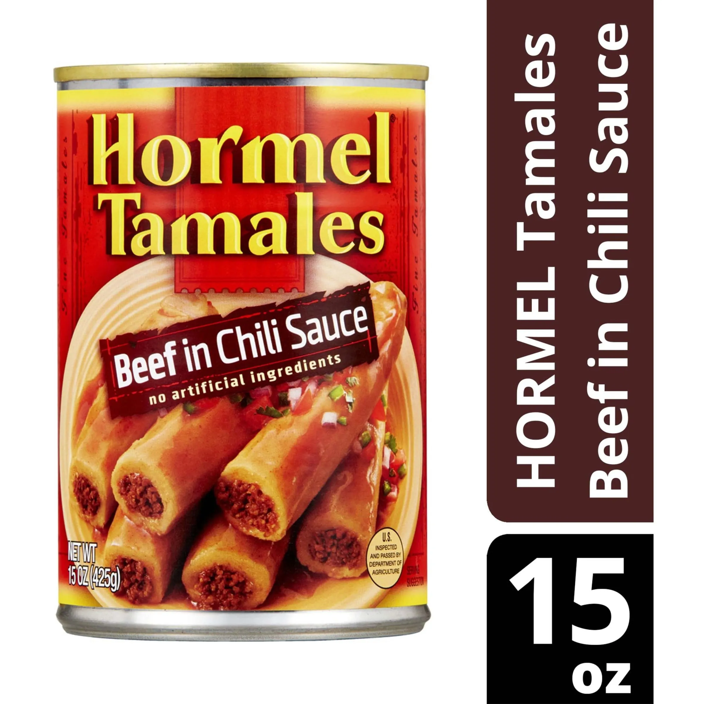 HORMEL Beef Tamales, Canned Tamales, 15 Oz Can