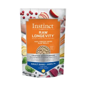 Instinct Raw Longevity Adult 7  Chicken Freeze-Dried Dog Food