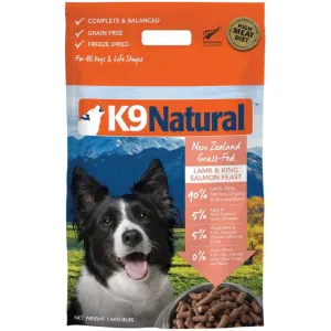 K9 Natural Lamb & King Salmon Feast Raw Grain-Free Freeze-Dried Dog Food