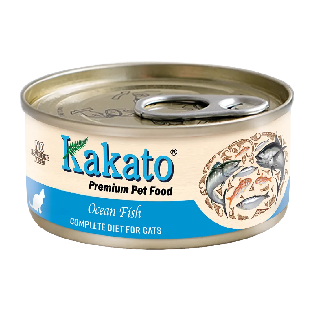 Kakato Premium Cat Food Complete Diet - Ocean Fish 70g