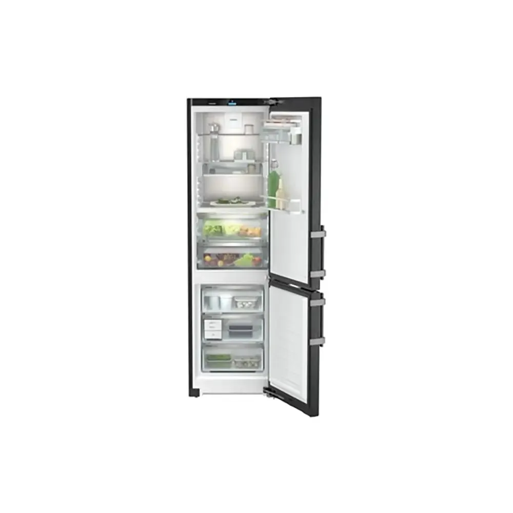 Liebherr CBNBSA5753 Prime 362 Litre Fridge Freezer with BioFresh and NoFrost, 59.7cm Wide - BlackSteel