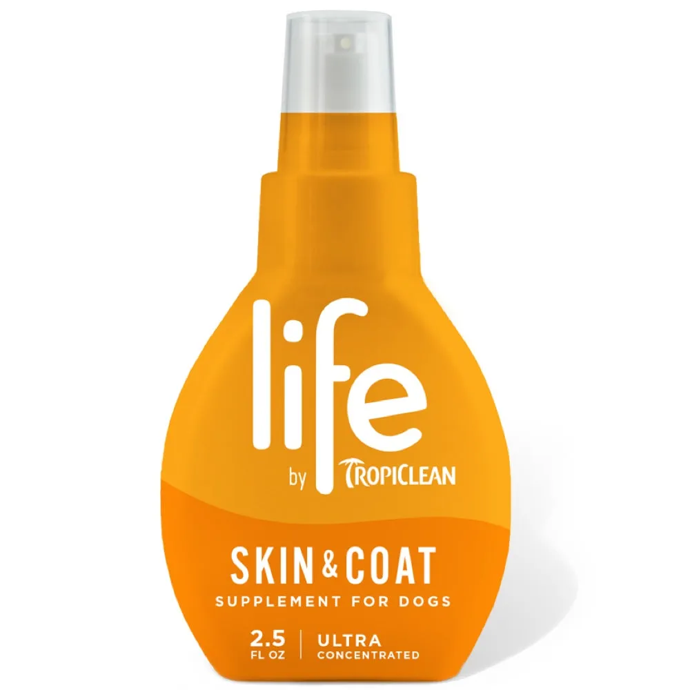 Life by Tropiclean Skin & Coat Supplement for Dogs 2.5oz