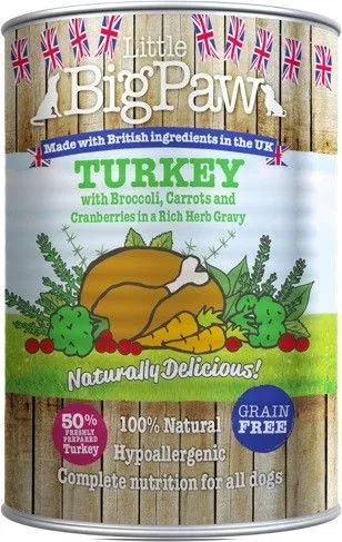 Little Big Paw Dog Turkey Tin