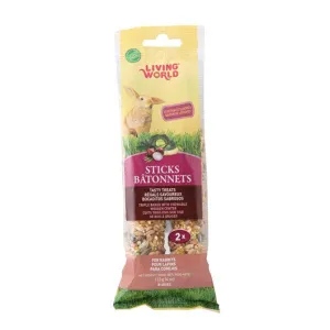 Living World Vegetable Sticks for Rabbits