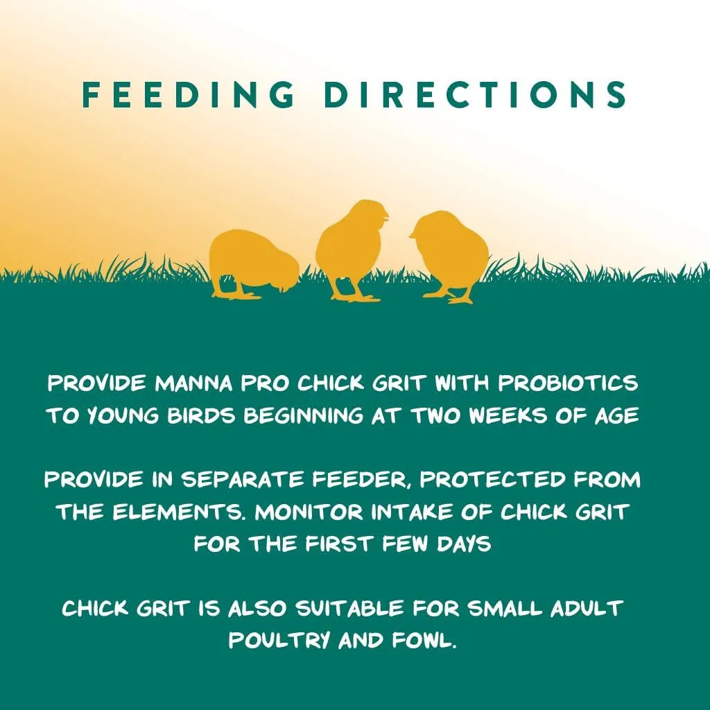 Manna Pro Chick Grit Digestive Supplement with Probiotics (5 lb)