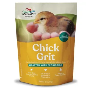 Manna Pro Chick Grit Digestive Supplement with Probiotics (5 lb)