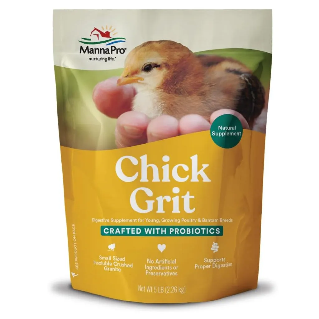 Manna Pro Chick Grit Digestive Supplement with Probiotics (5 lb)