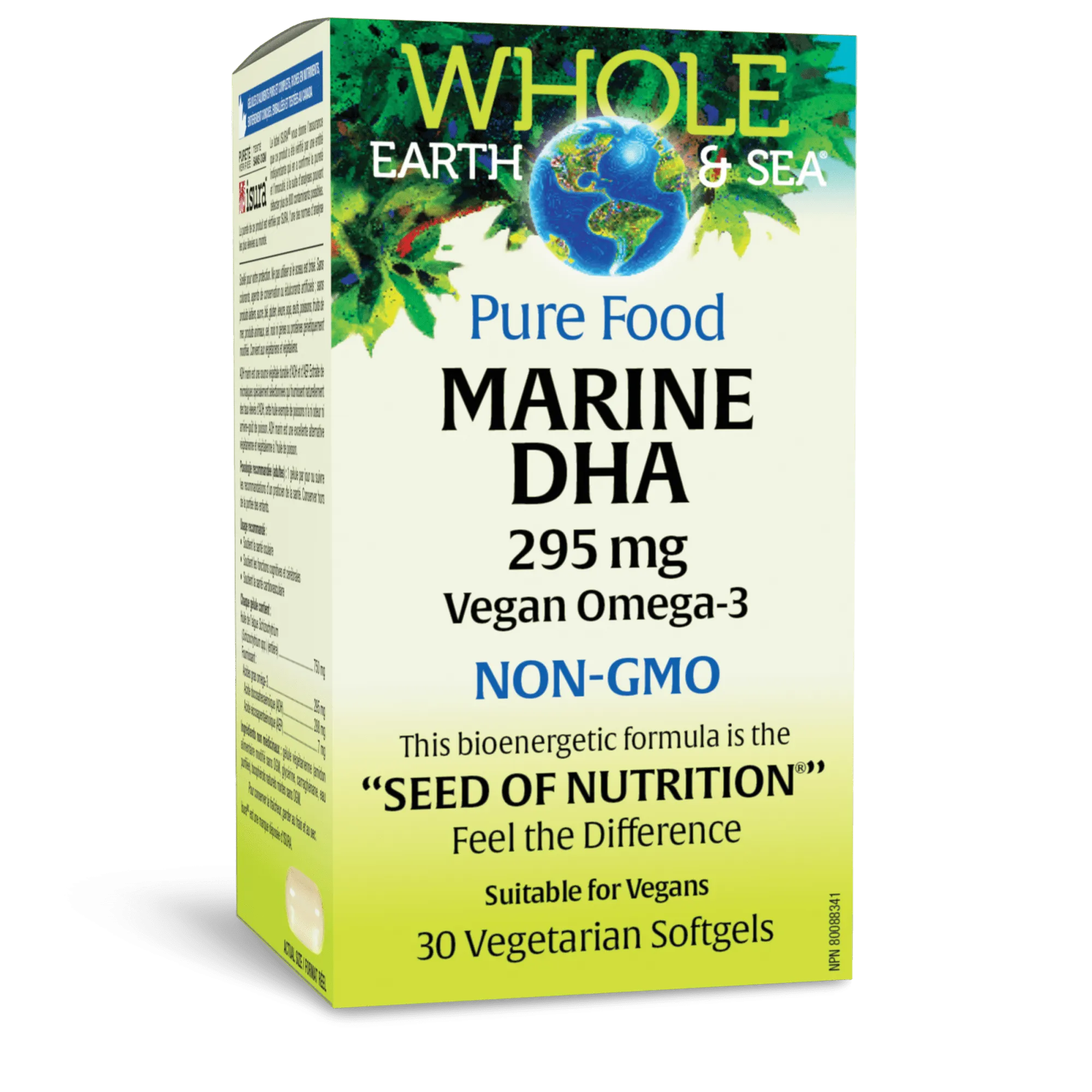 Marine DHA Vegan Omega-3, Whole Earth & Sea