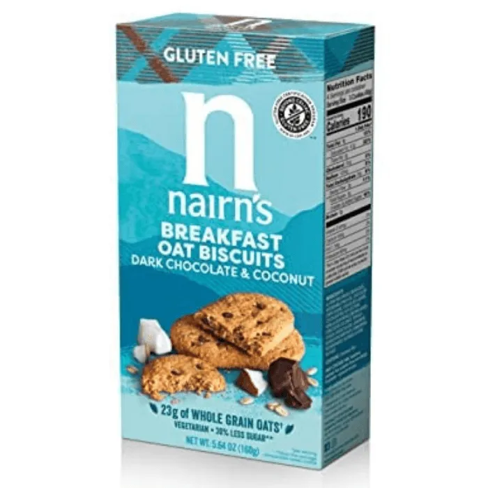 Nairn’s Gluten Free Chocolate & Coconut Breakfast Biscuits, 5.6 oz