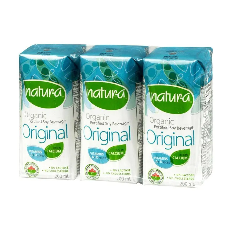 Natur-a Enriched Soy Beverage - Original (Organic), 200 ml.