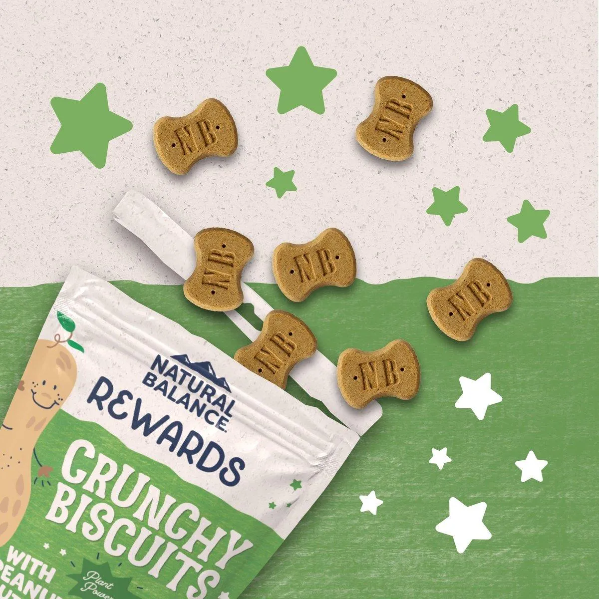 Natural Balance Peanut Butter Crunchy Biscuits Dog Treats